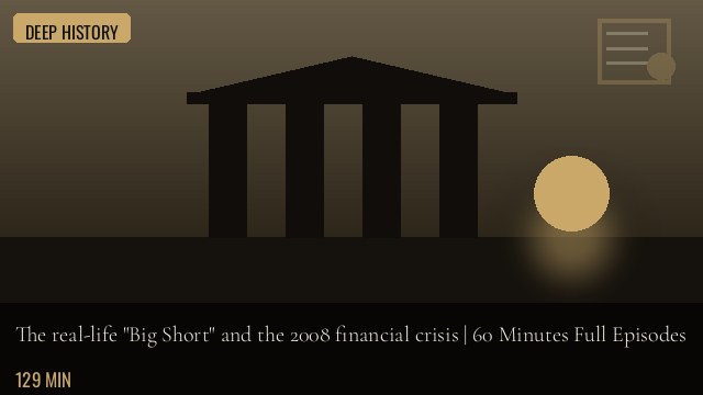 The real-life "Big Short" and the 2008 financial crisis | 60 Minutes Full Episodes